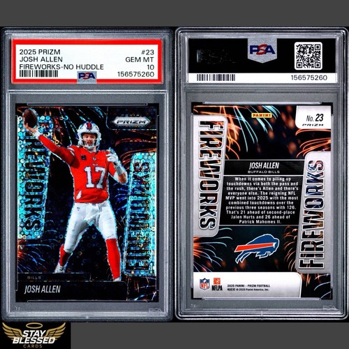 2025 panini prizm - prizm, fireworks