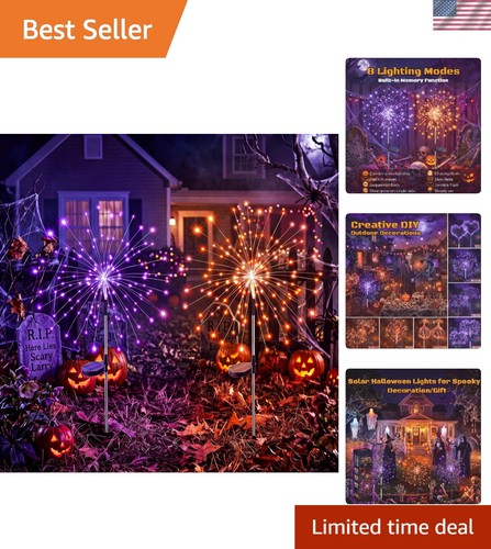 Pack solar halloween lights - 2,