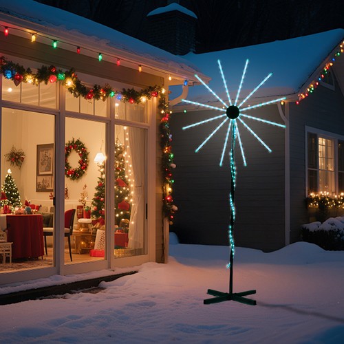 Lighted firework 3ft with - lighted,