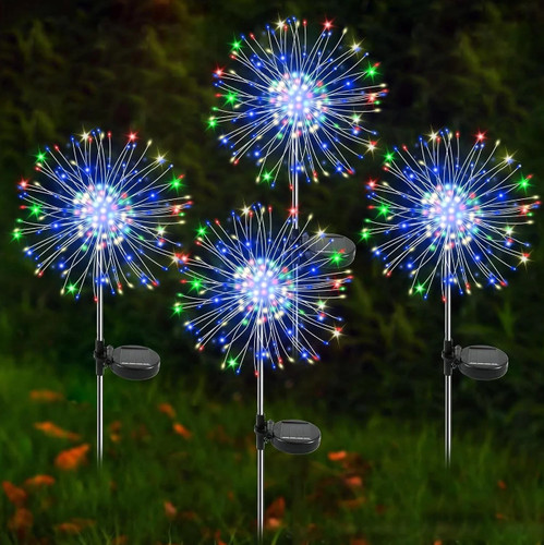 Solar garden firework lights - solar,
