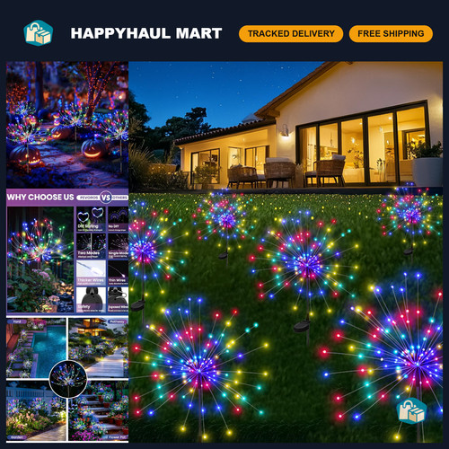 Colorful solar firework fairy - colorful,