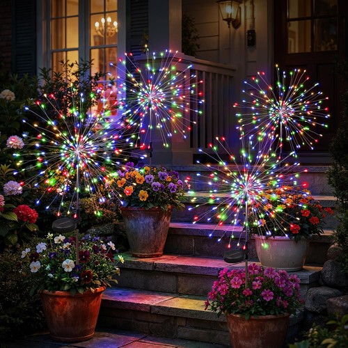 200 led solar firework - 4×200,