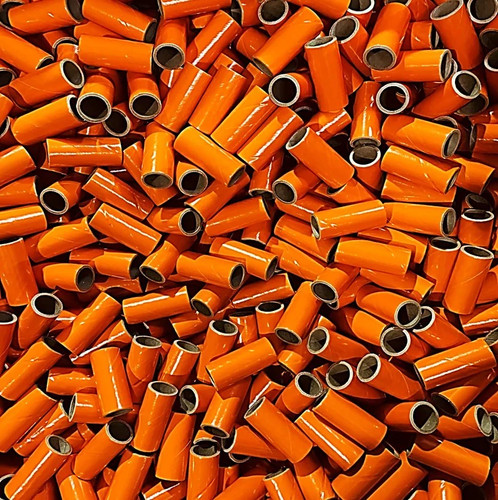 Fireworks orange kraft tube - kraft,